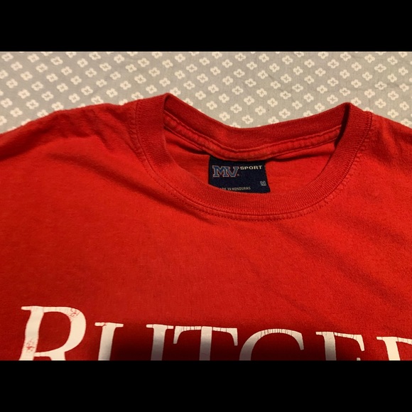 Vintage Rutgers University Red T Shirt Size M - Picture 3 of 4